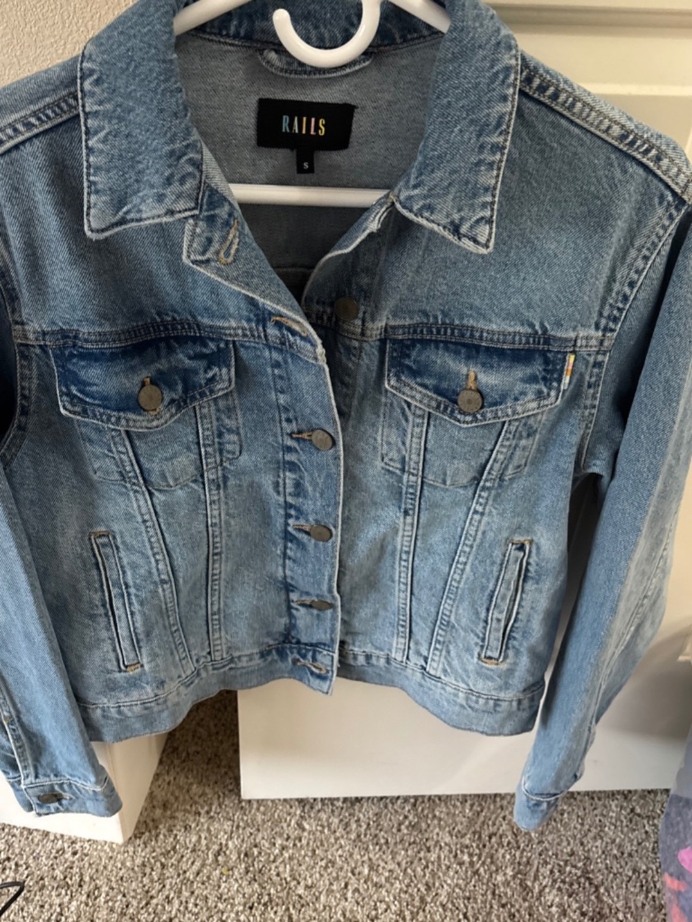 Rails jean jacket, new size small
